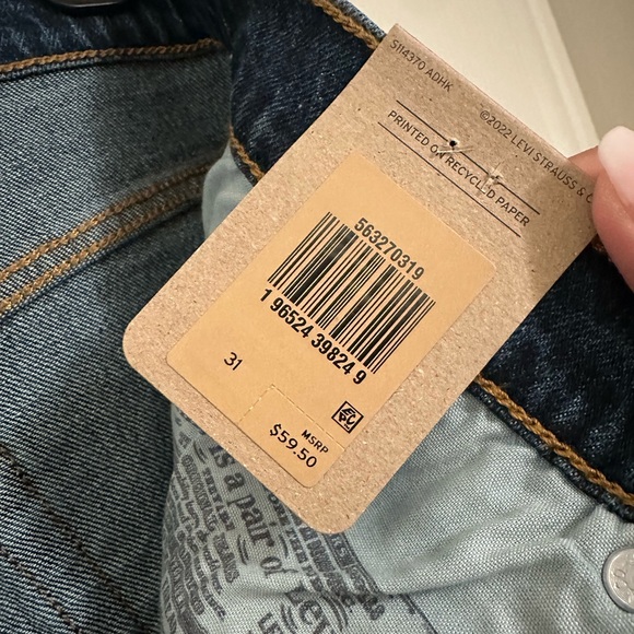 Levi's Women's Blue Denim Shorts - Picture 5 of 5